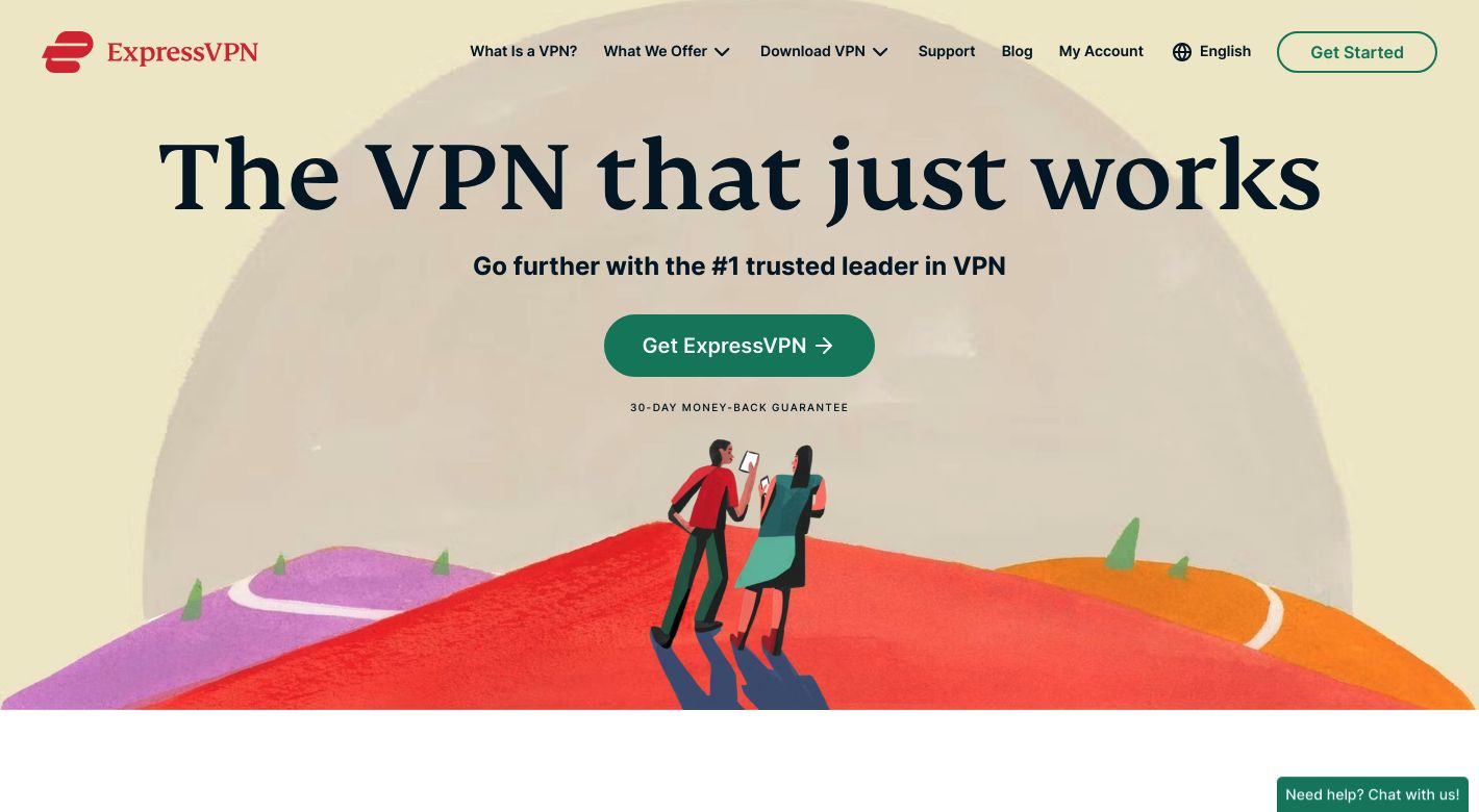 ExpressVPN Website