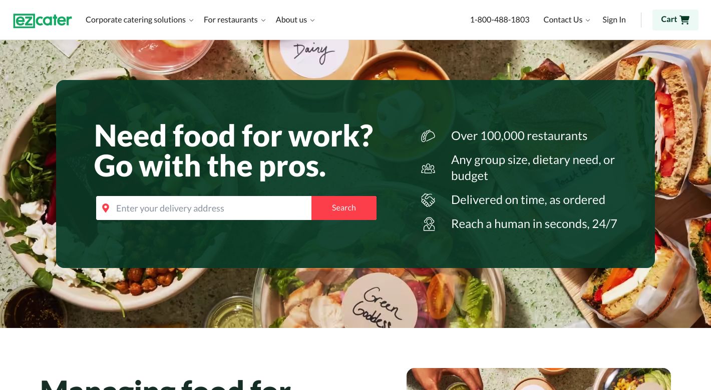 ezCater Website