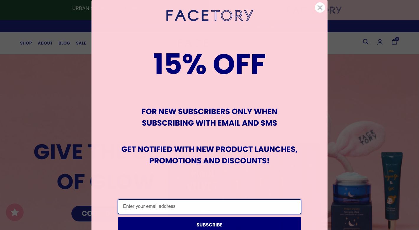 FaceTory Website