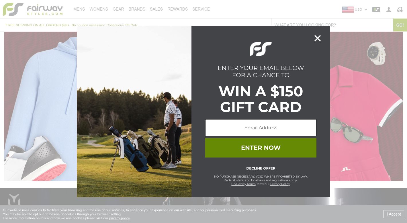 Fairway Styles Website