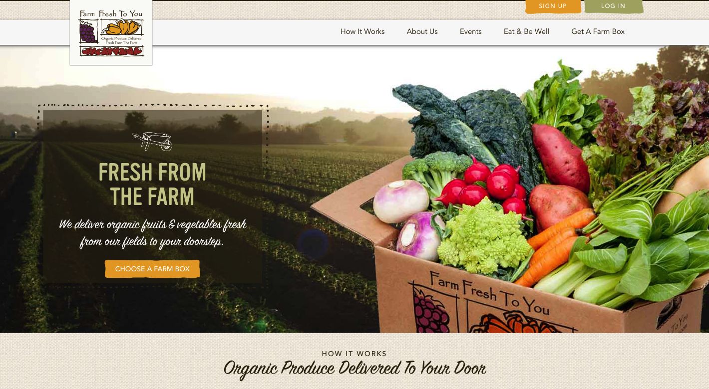 Farm Fresh To You Website