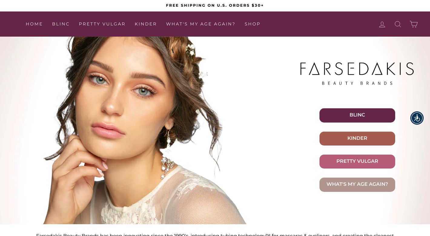 Farsedakis Beauty Brands Website