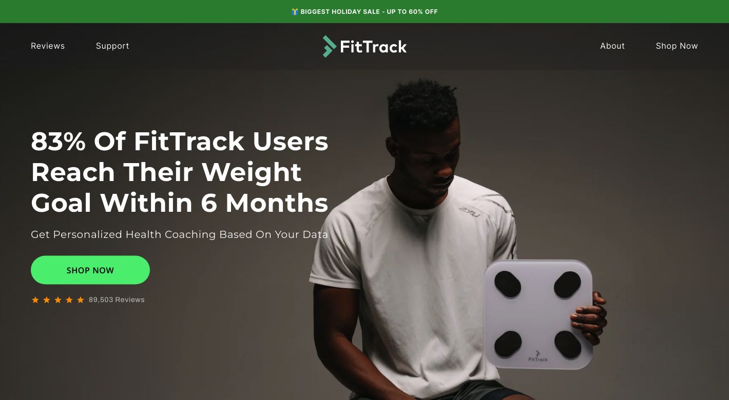 FitTrack Website