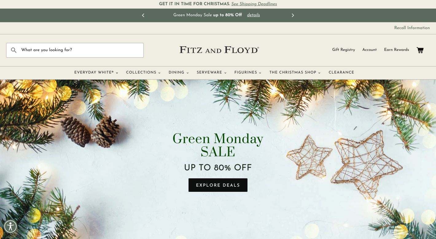 Fitz & Floyd Website