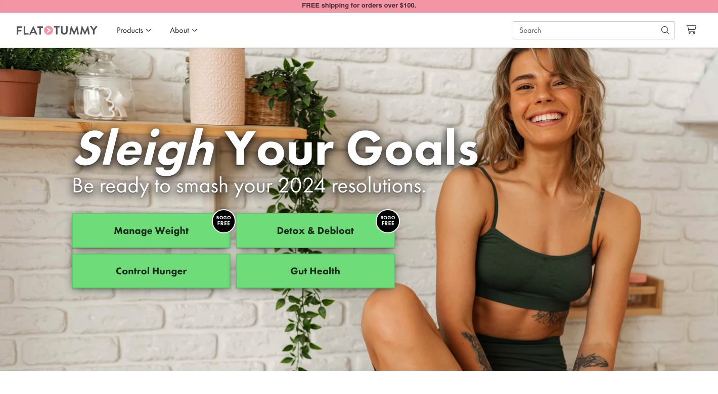 Flat Tummy Co Website