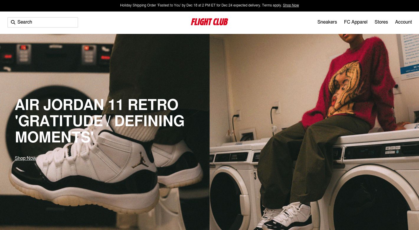 Flight Club Website