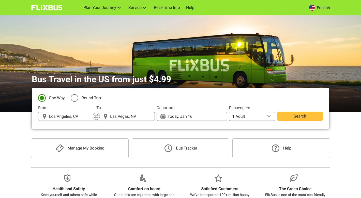 FlixBus Website