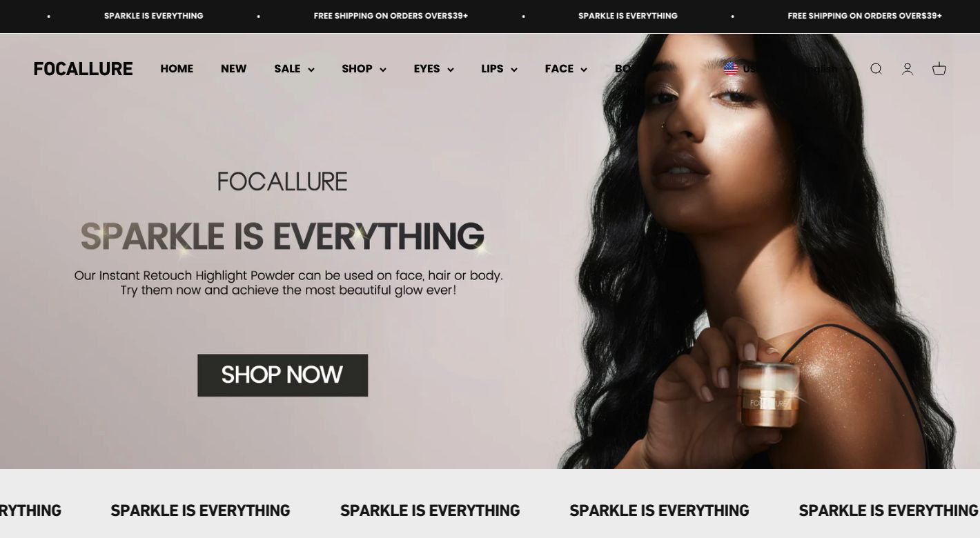 FOCALLURE.COSMETIC Website