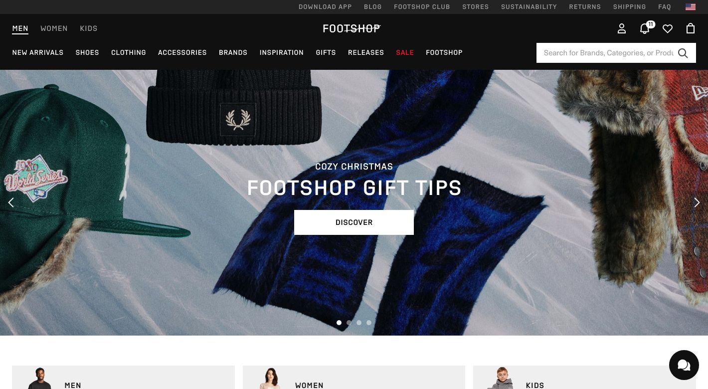Footshop Website