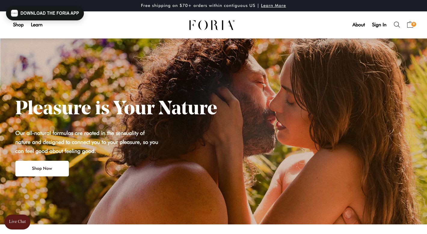 Foria Website