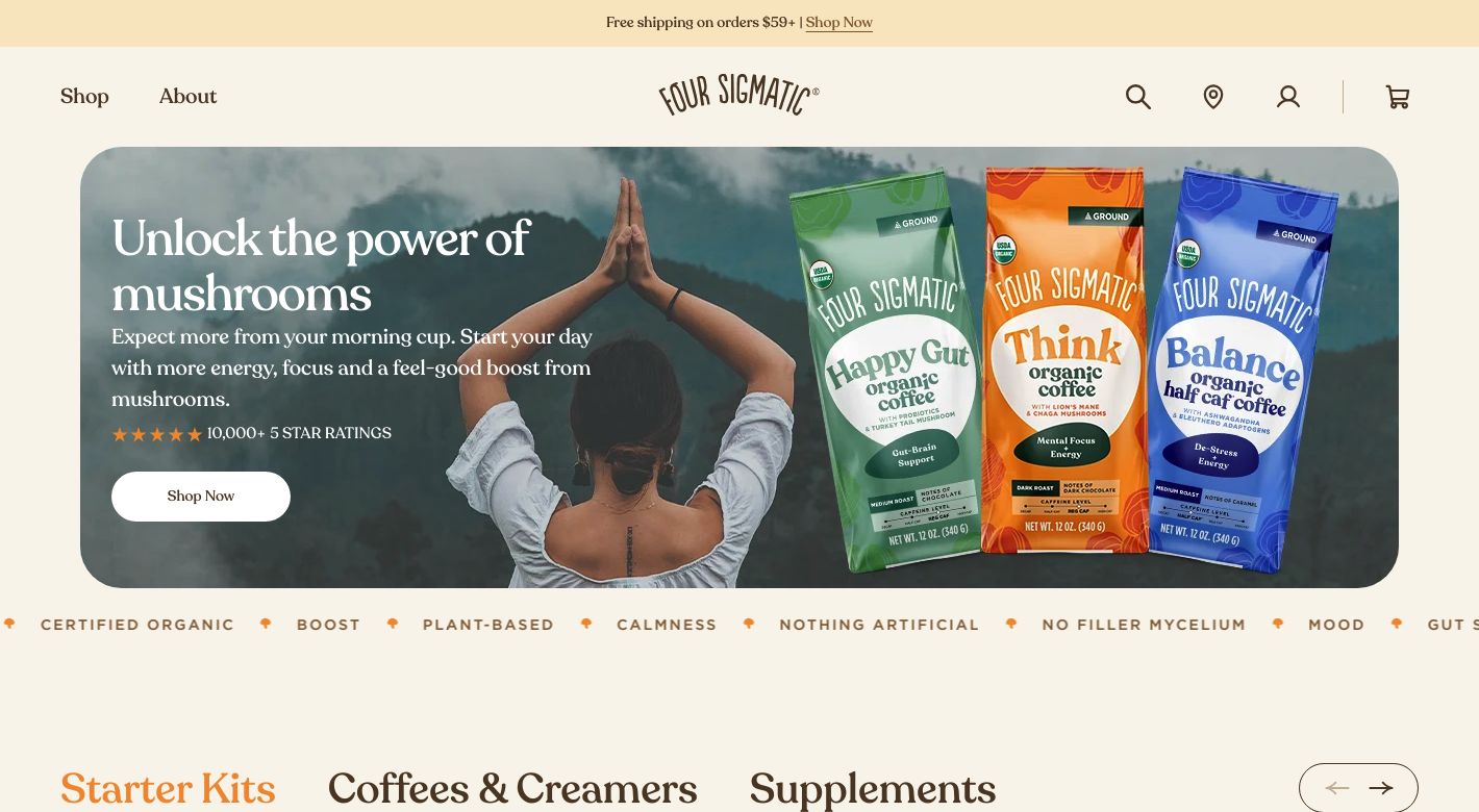 Four Sigmatic Website