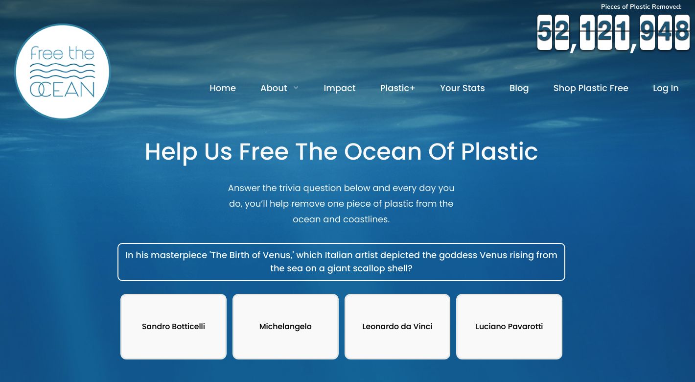 Free the Ocean Website