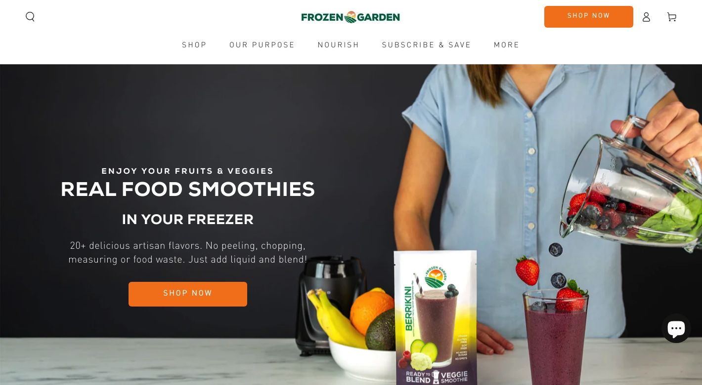 Frozen Garden Website