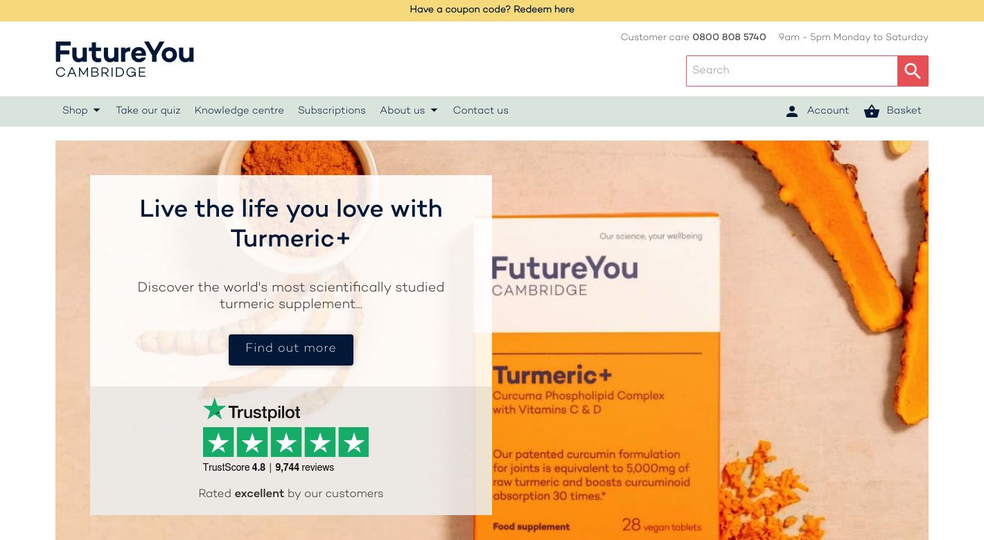 FutureYou Cambridge Website