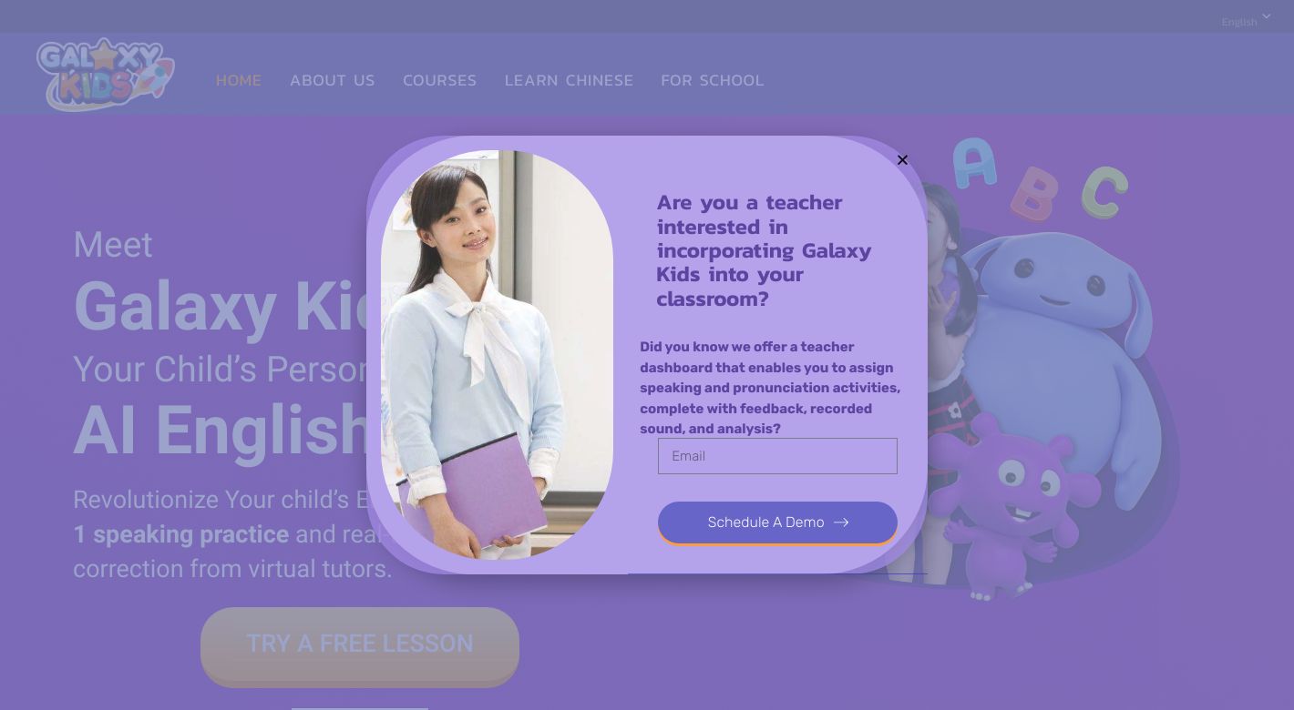 Galaxy Kids Website