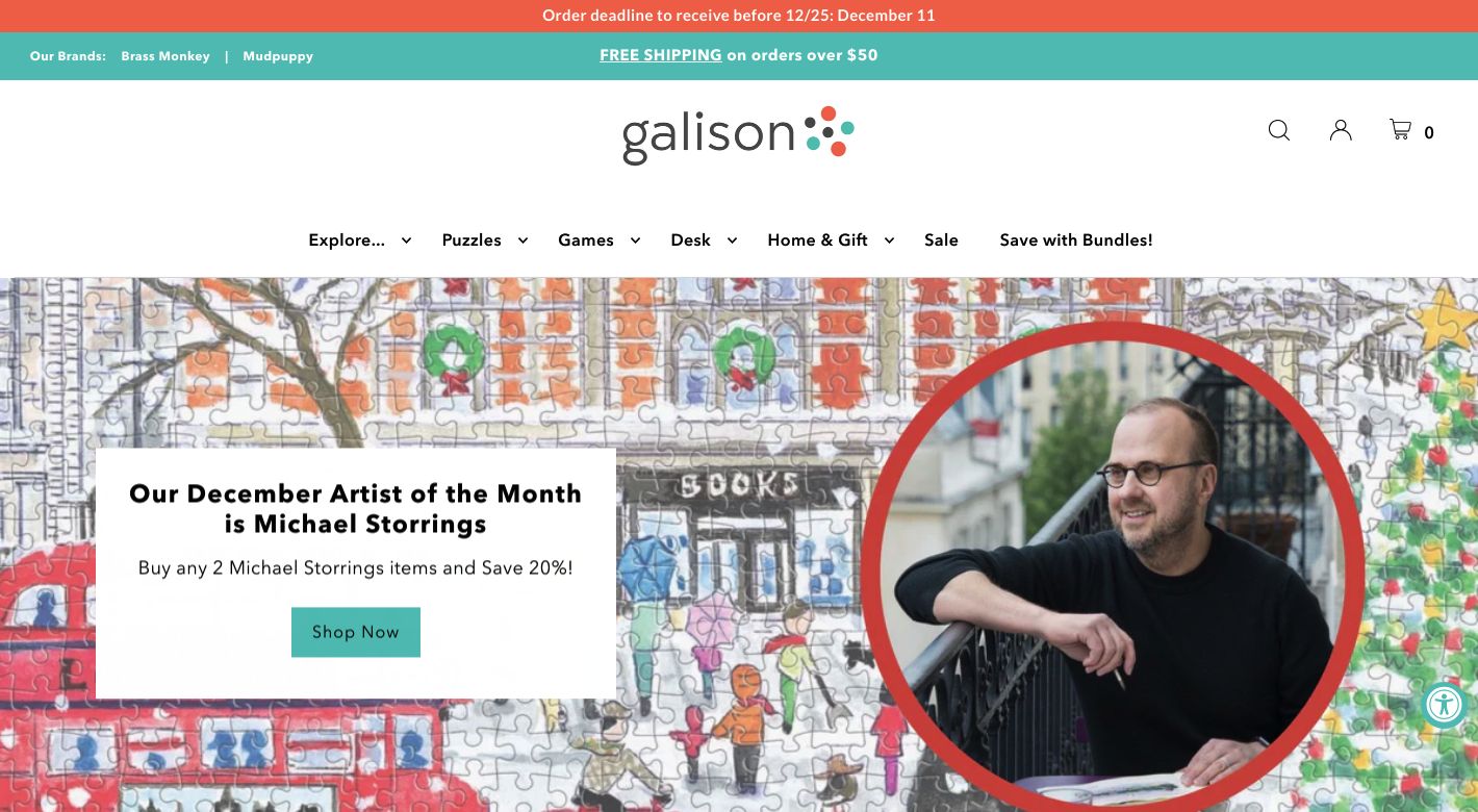 Galison Website