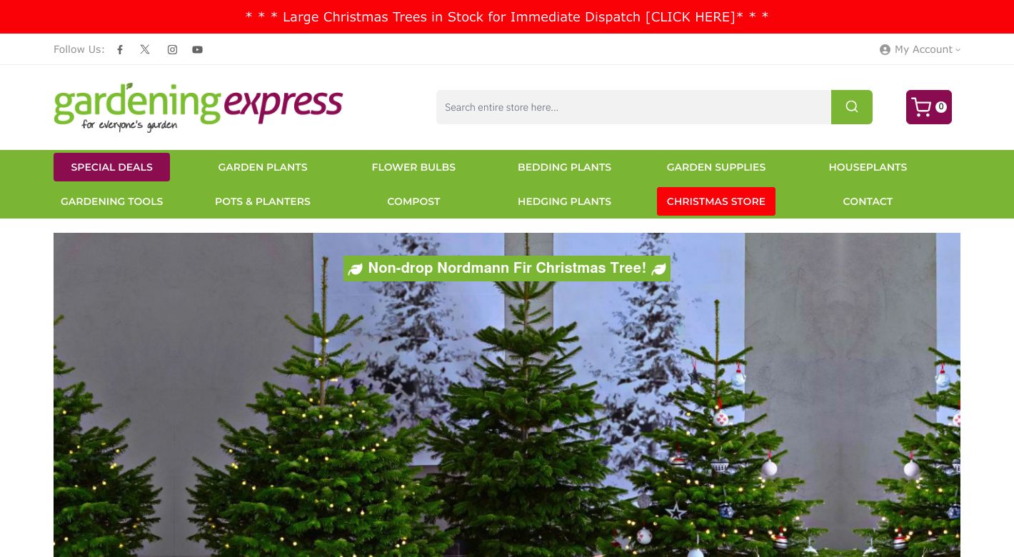 Gardening Express Website