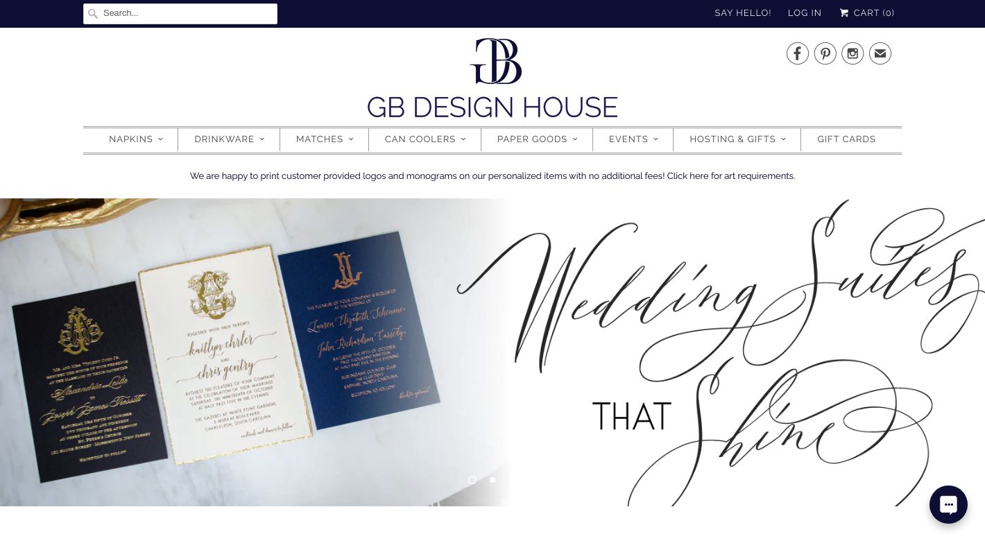 GB Design House Website