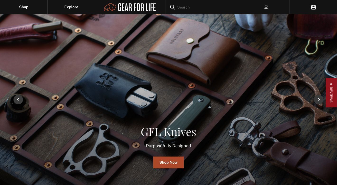 Gear For Life Website