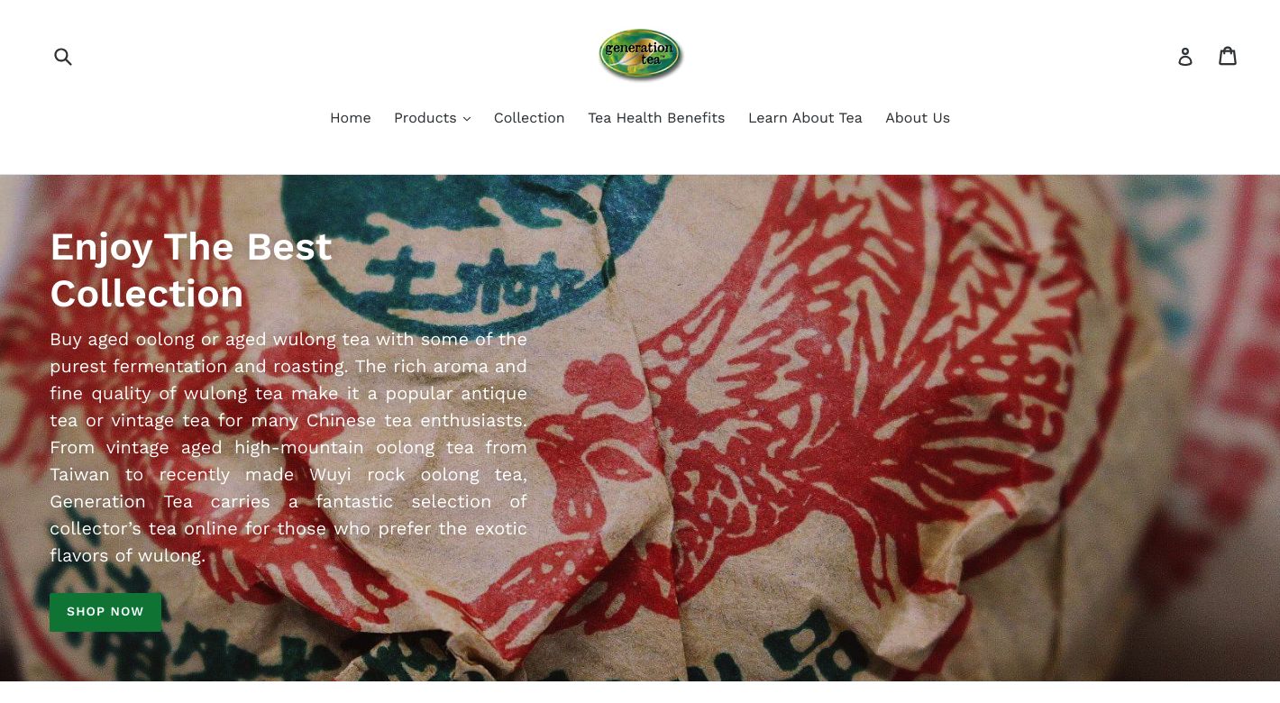 Generation Tea Website