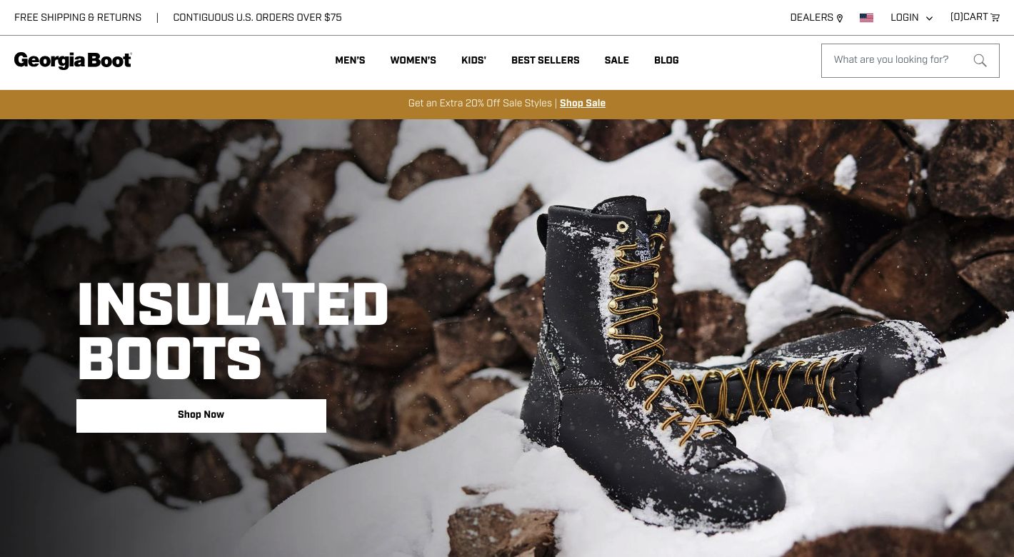 Georgia Boot Website