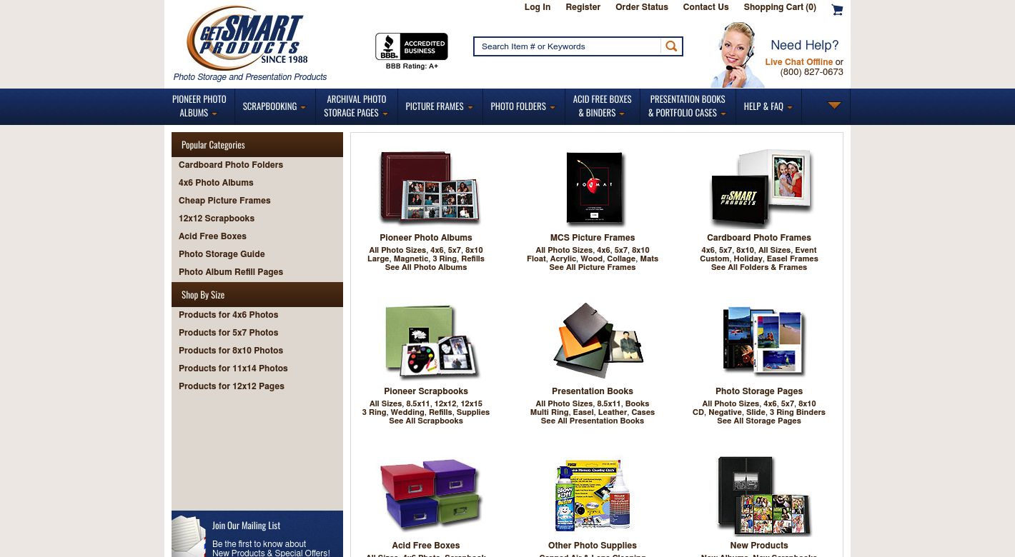 Get Smart Products Website