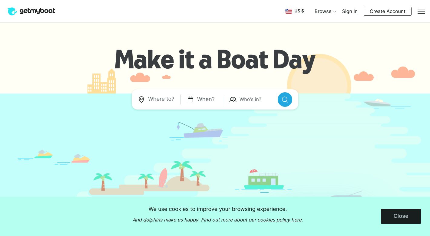 Getmyboat Website