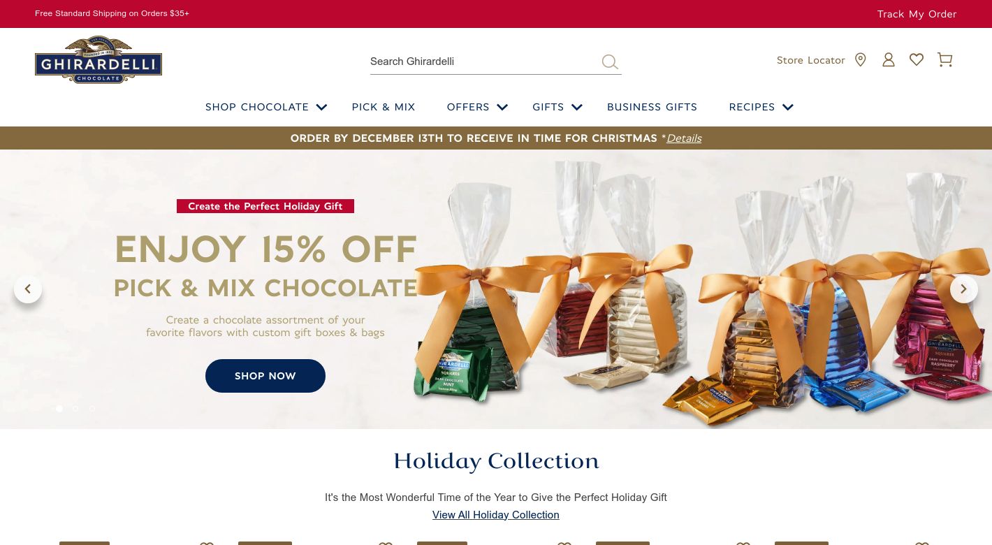 Ghirardelli Chocolate Website