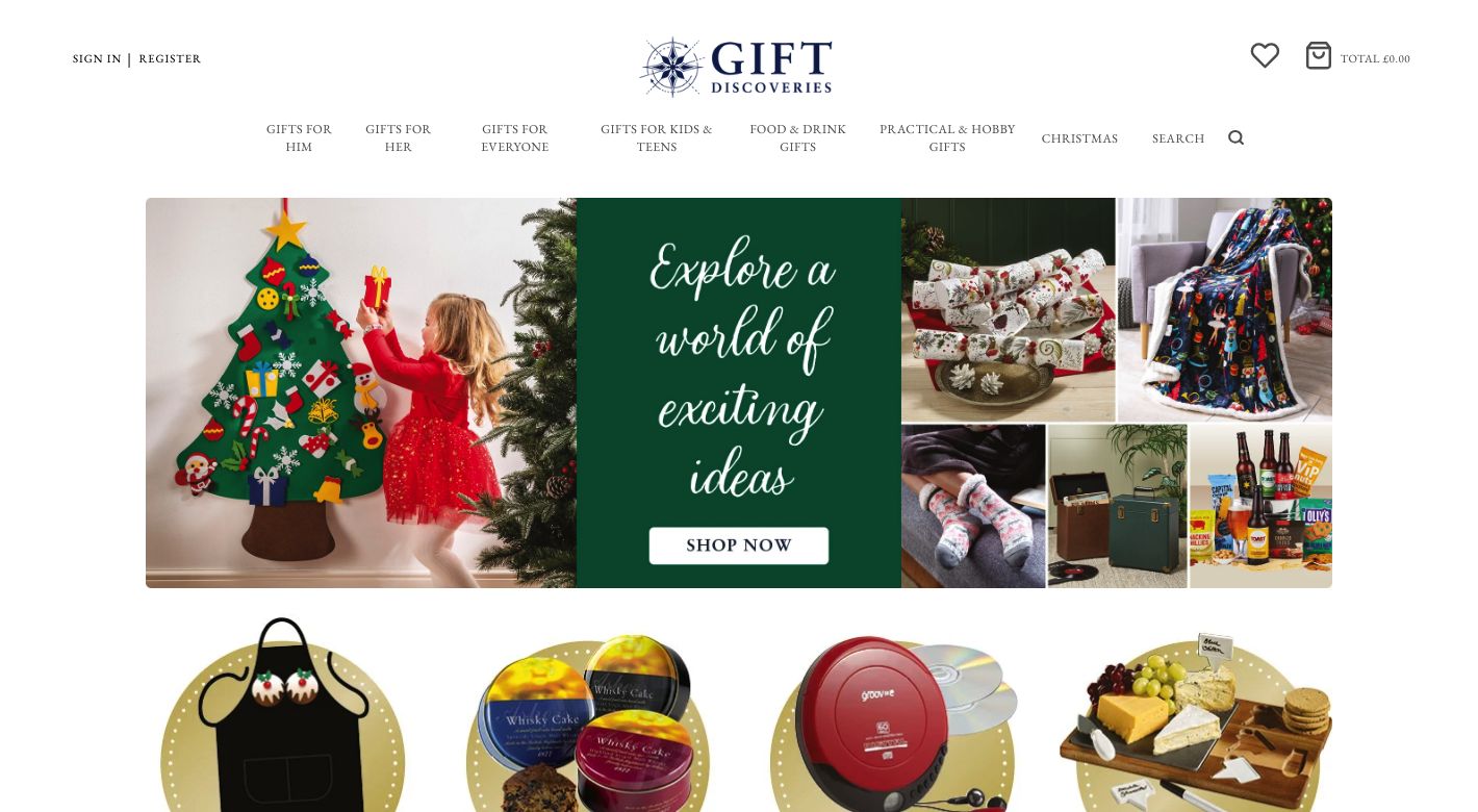 Gift Discoveries Website