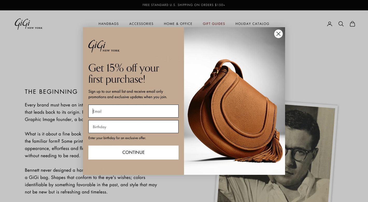 GiGi New York Website