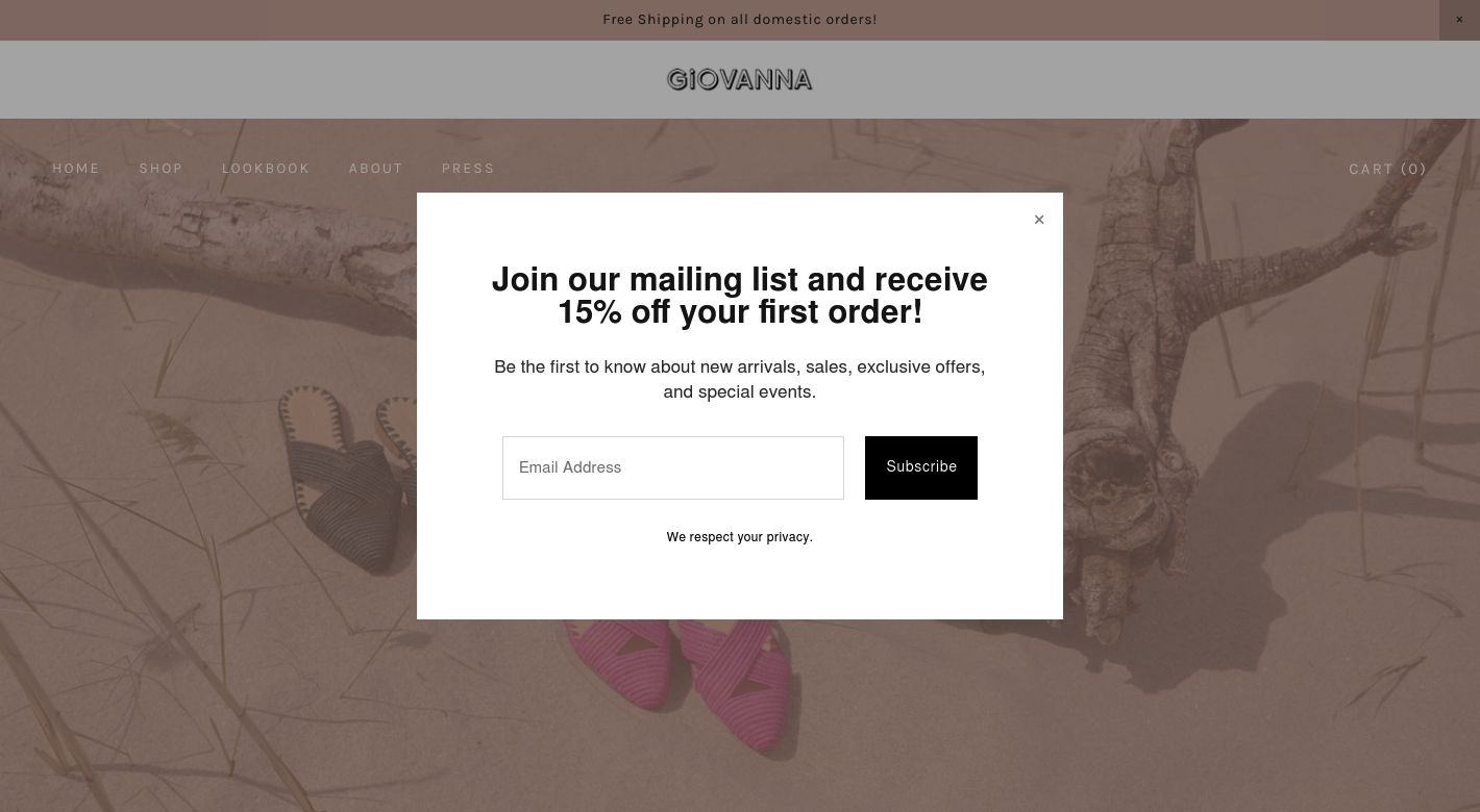 Giovanna Website