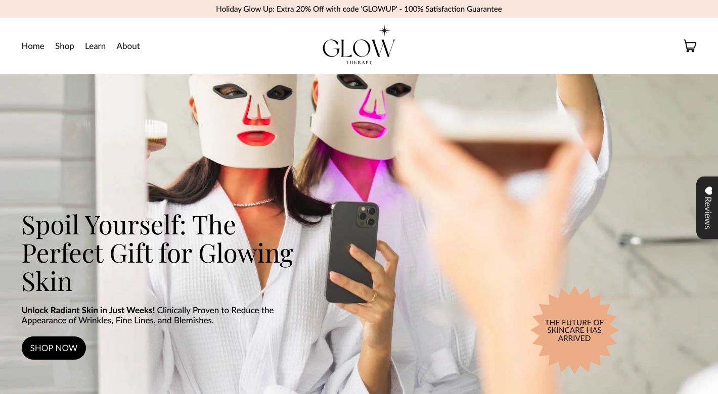 Glow Therapy Website