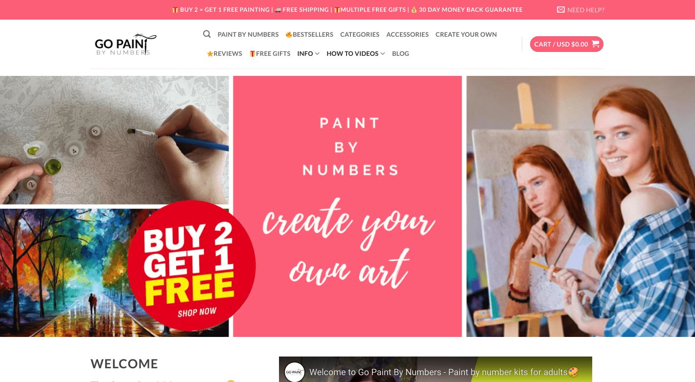 Go Paint By Numbers Website