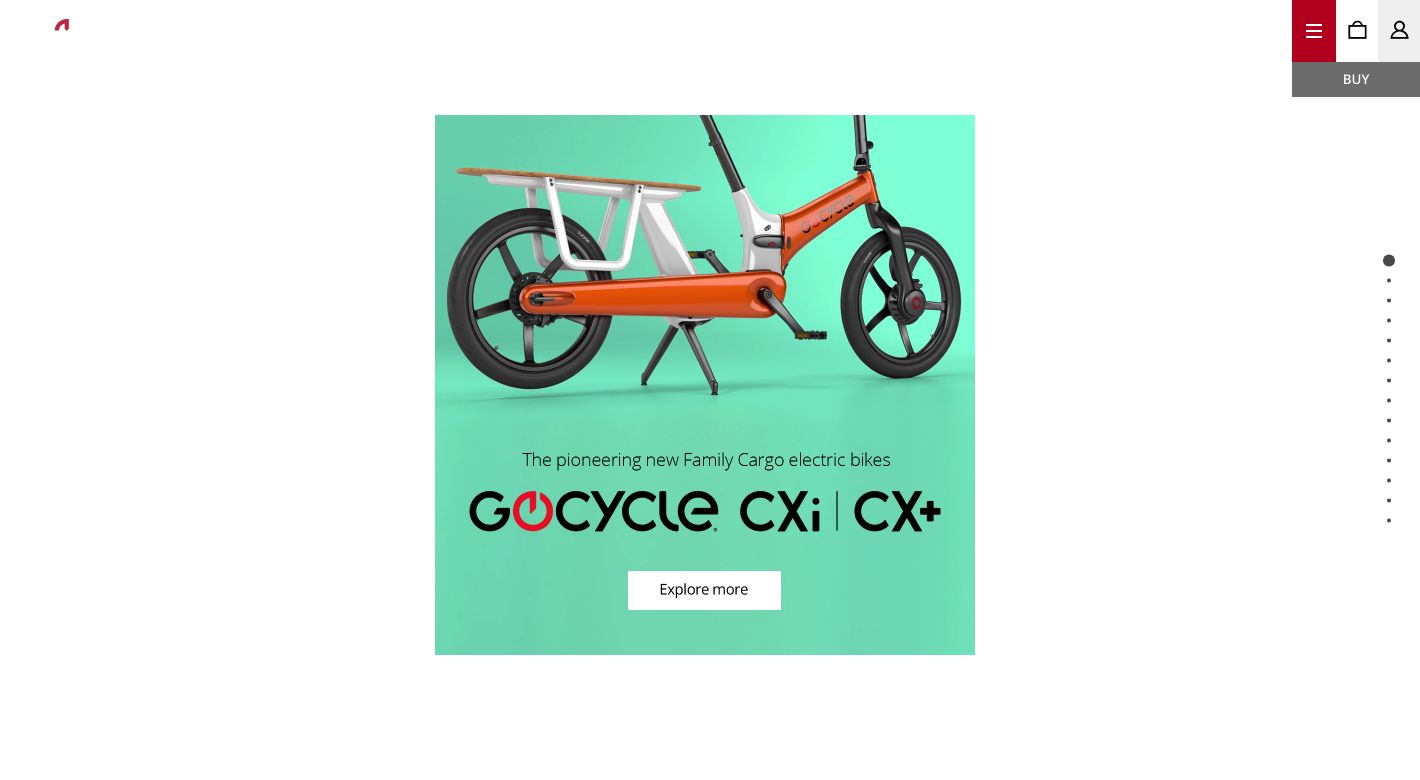 Gocycle Website