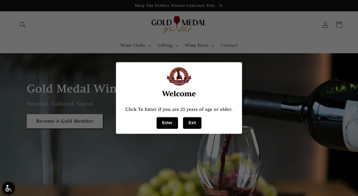 Gold Medal Wine Club Website