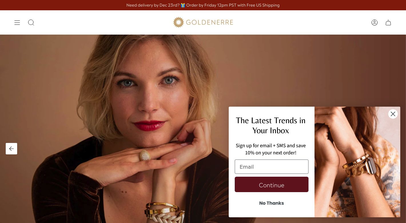 Goldenerre Website