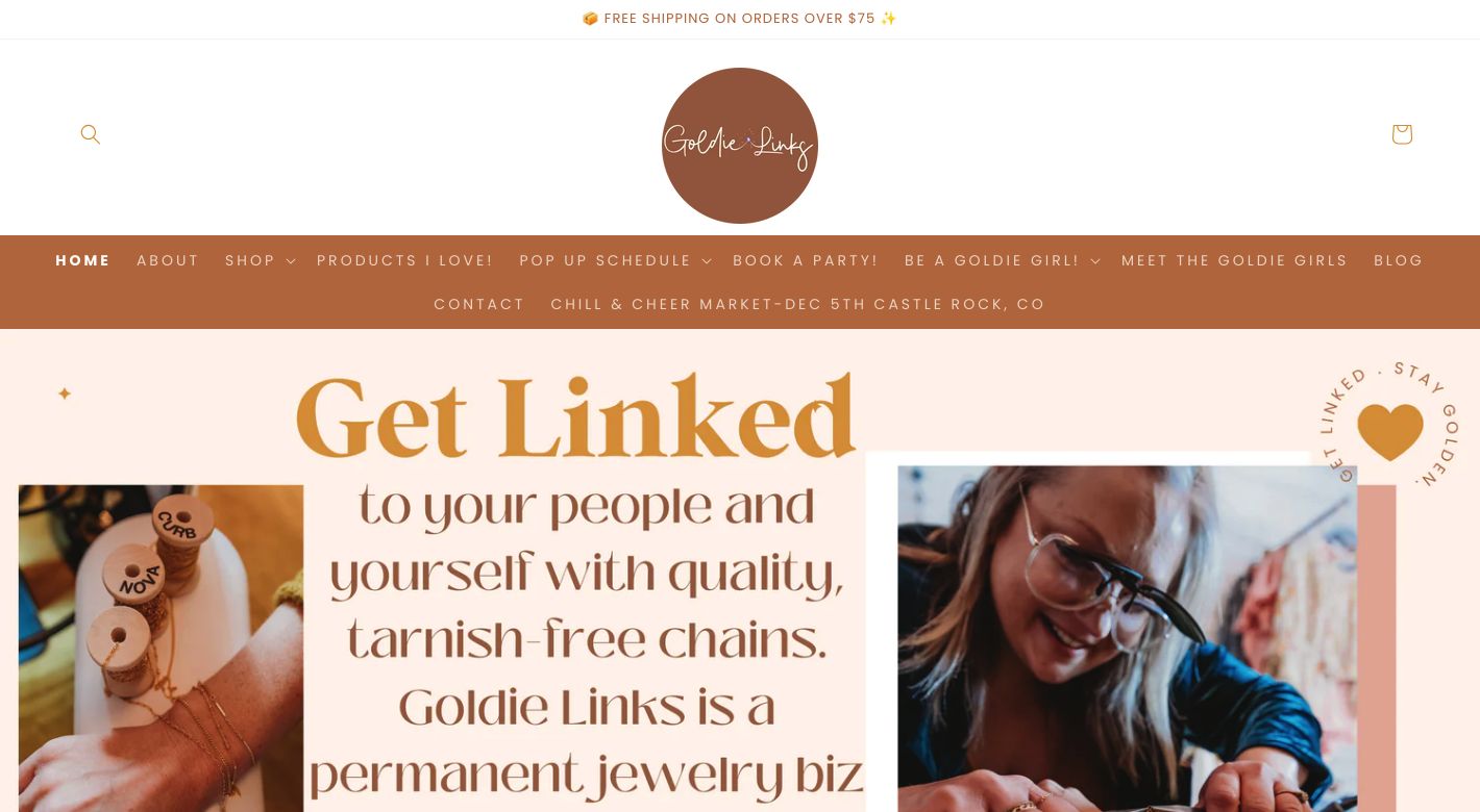 Goldie Links Website