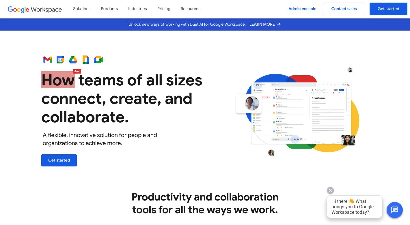 Google Workspace Website