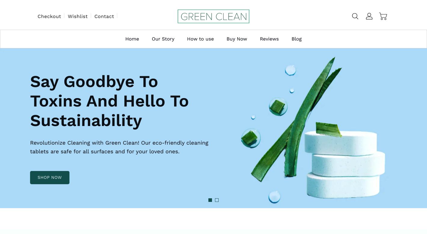 Green Clean Website