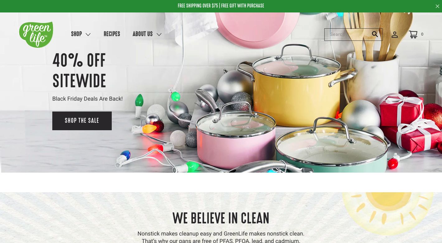 GreenLife Website