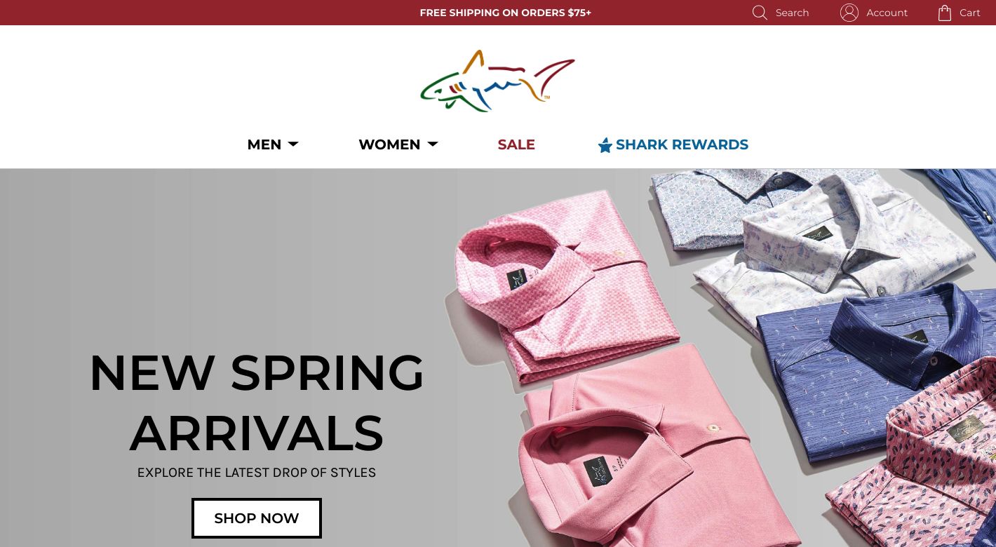 Greg Norman Collection Website