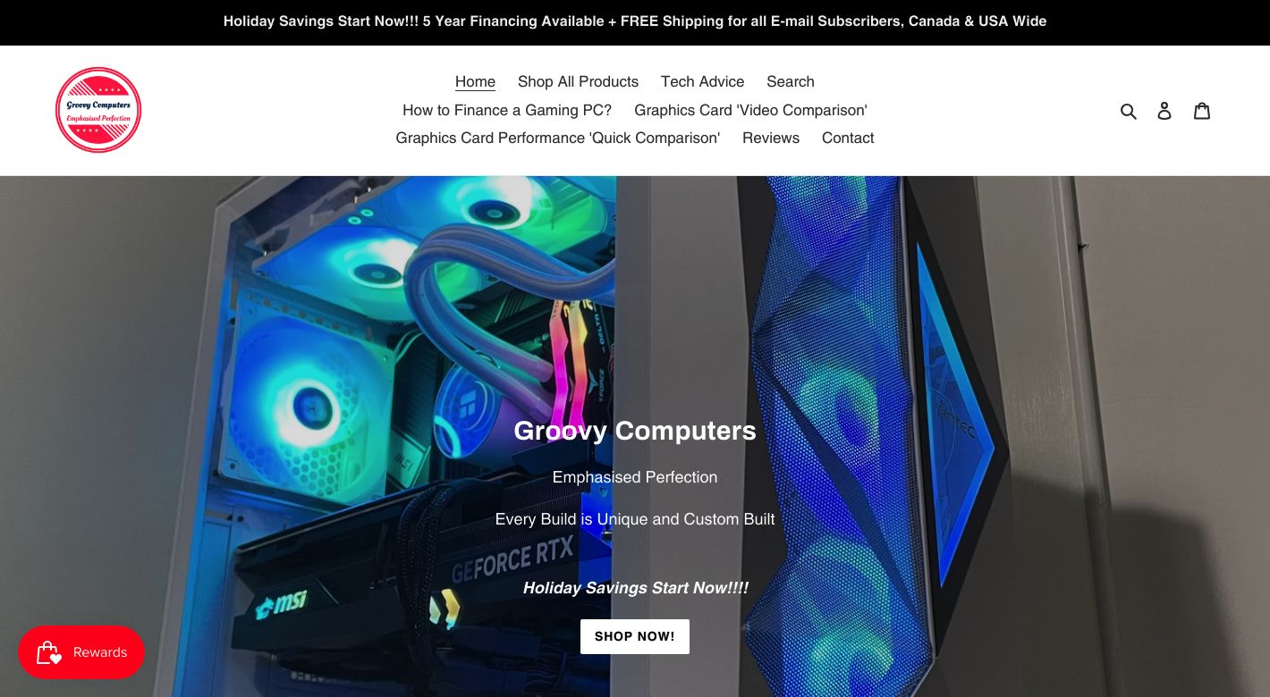 Groovy Computers Website