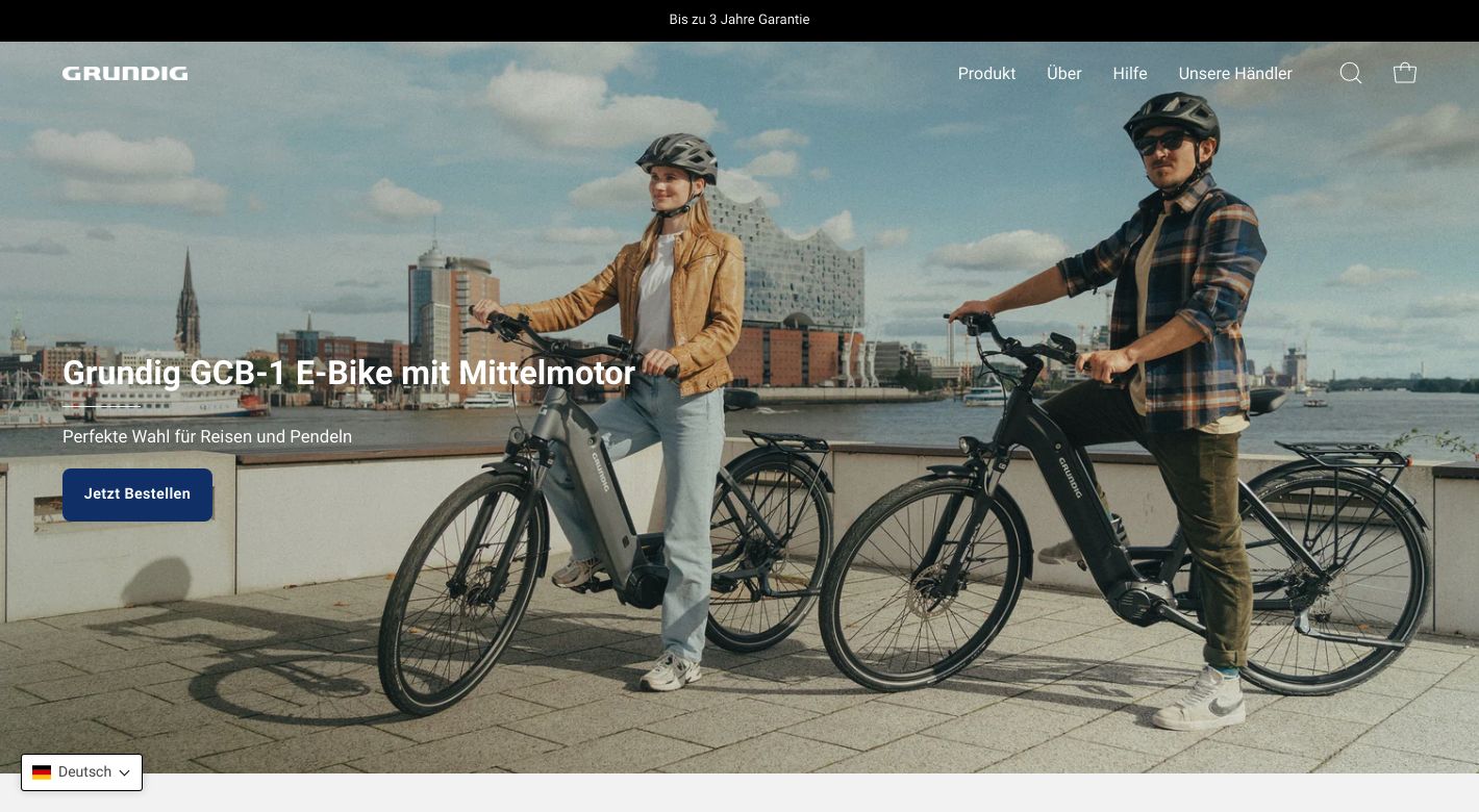 Grundig-bike Website