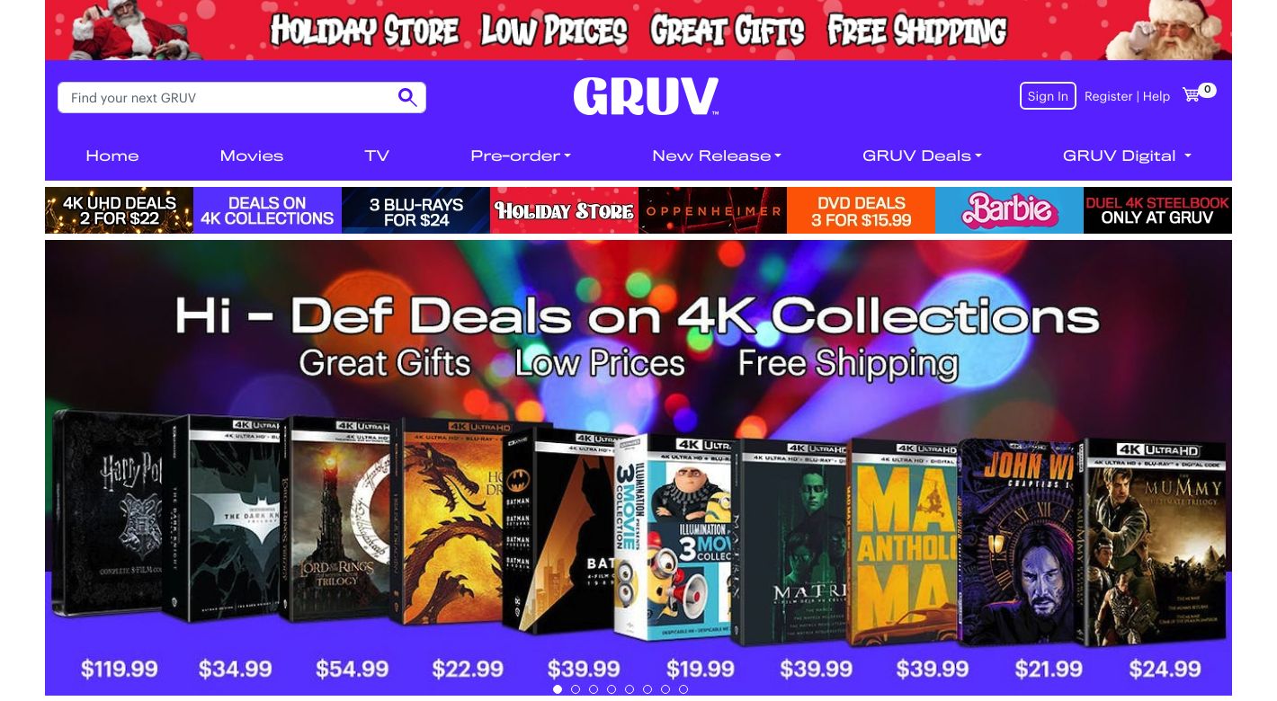 GRUV Website