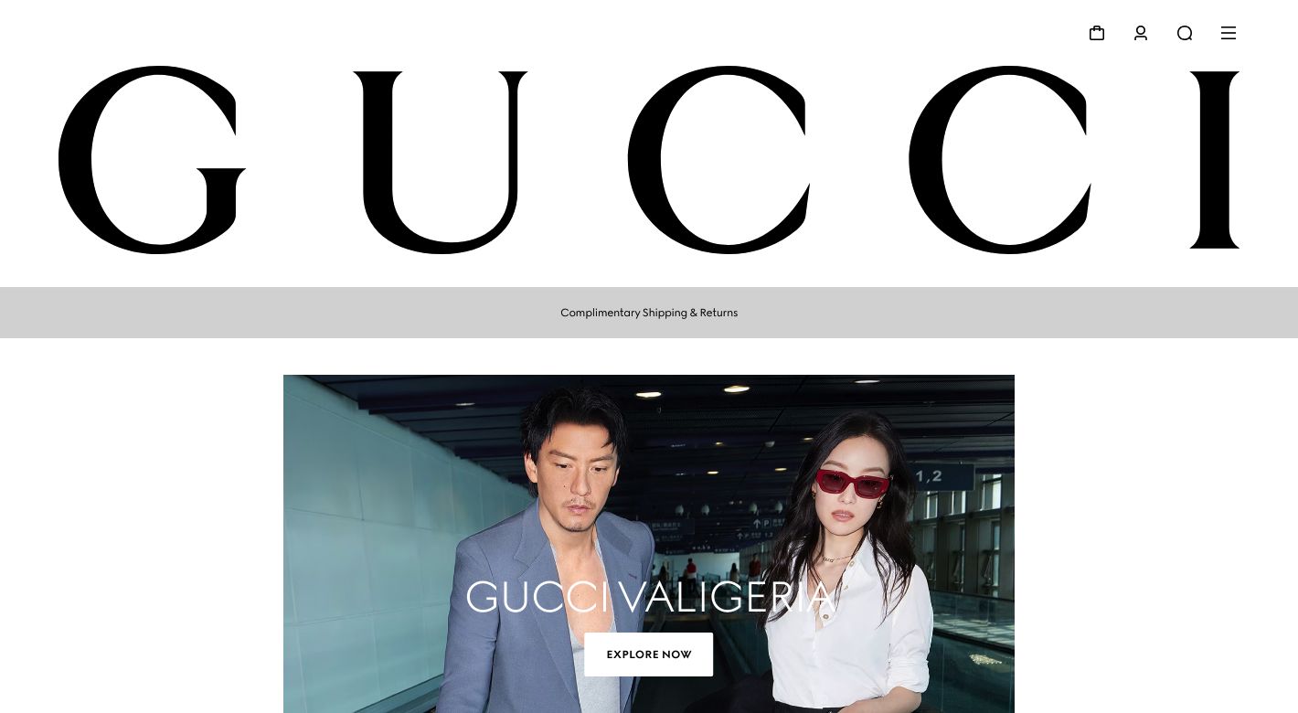 Gucci Website