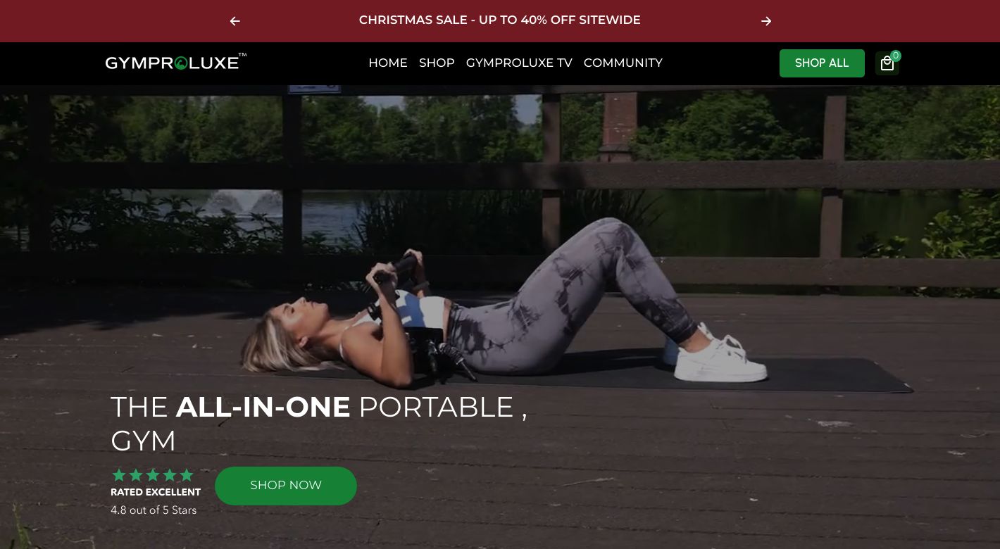 Gymproluxe Website