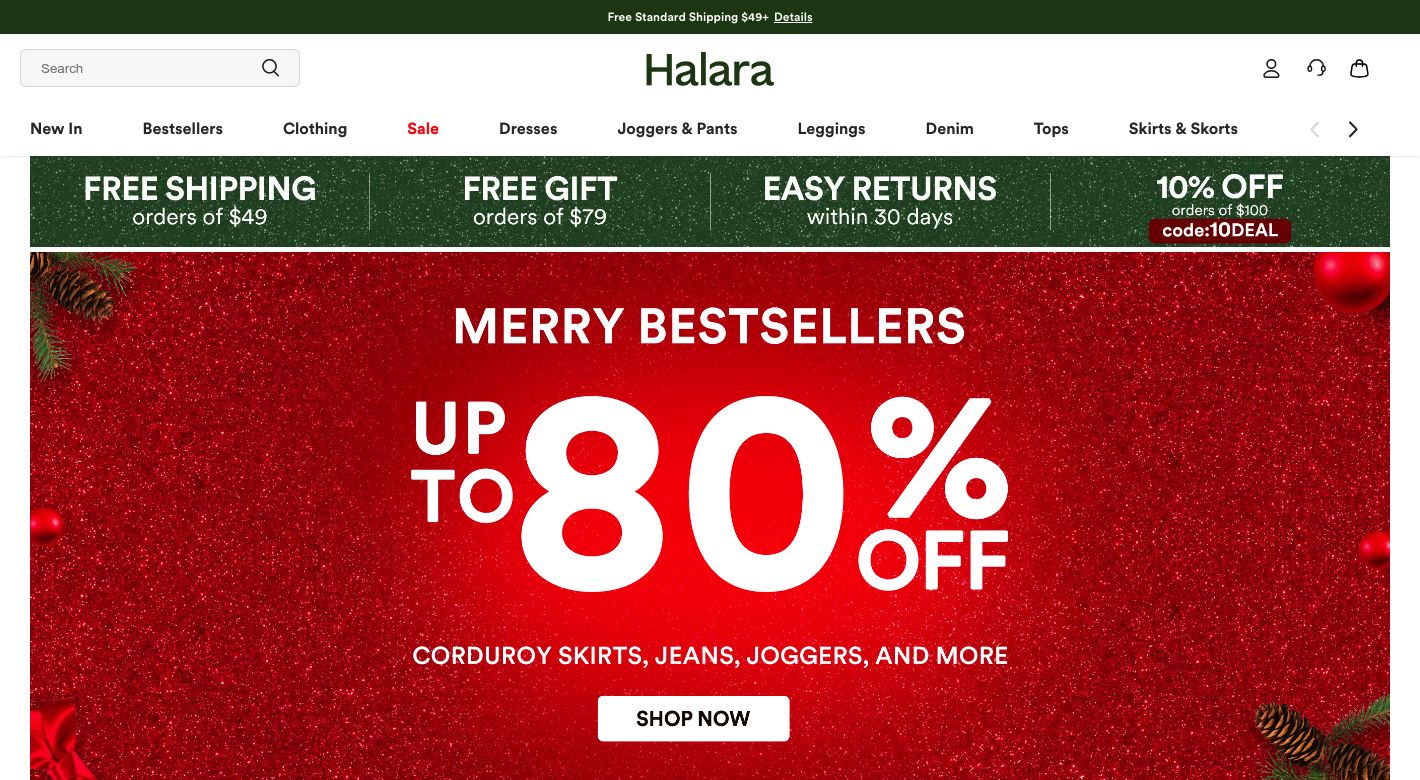 HALARA Website