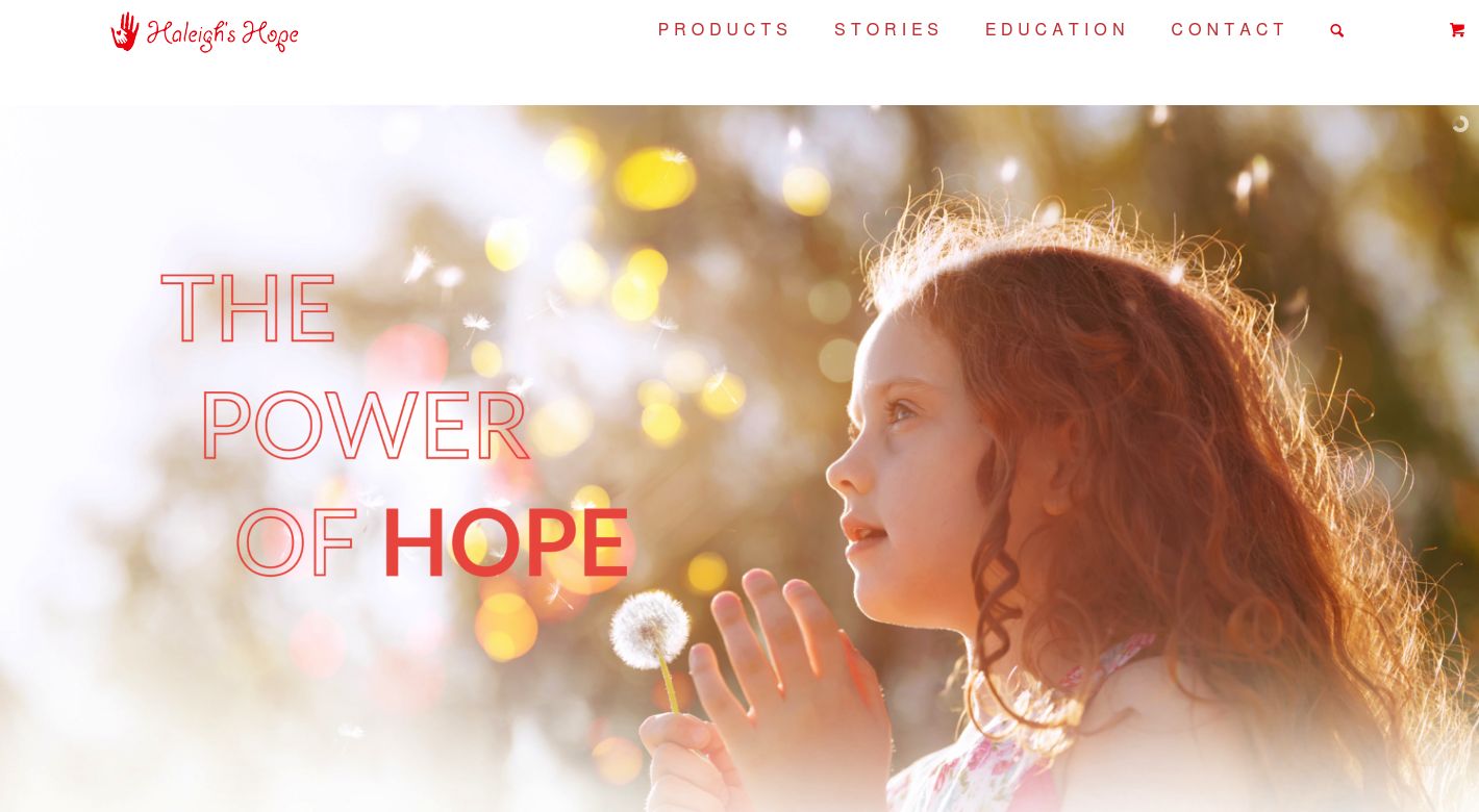 Haleigh's Hope Website