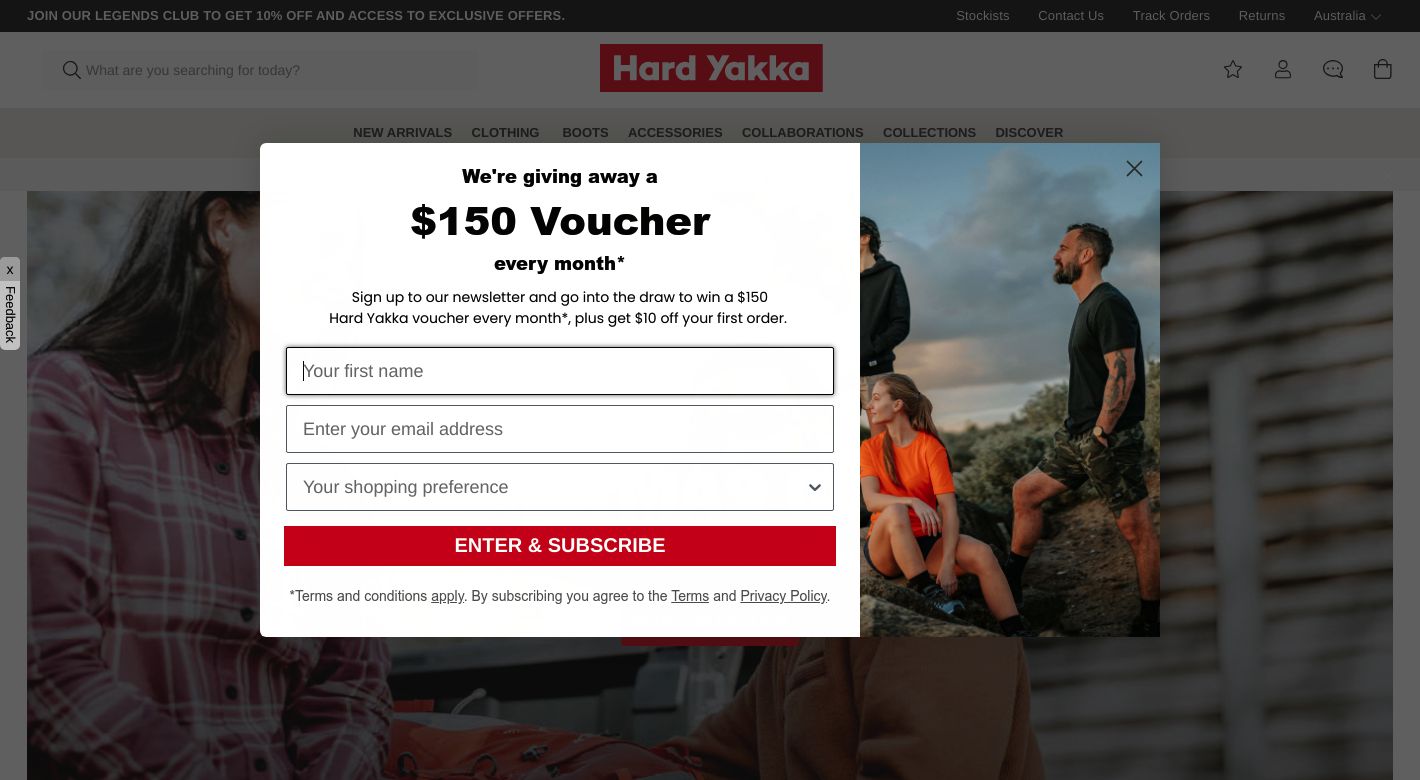 Hard Yakka Website