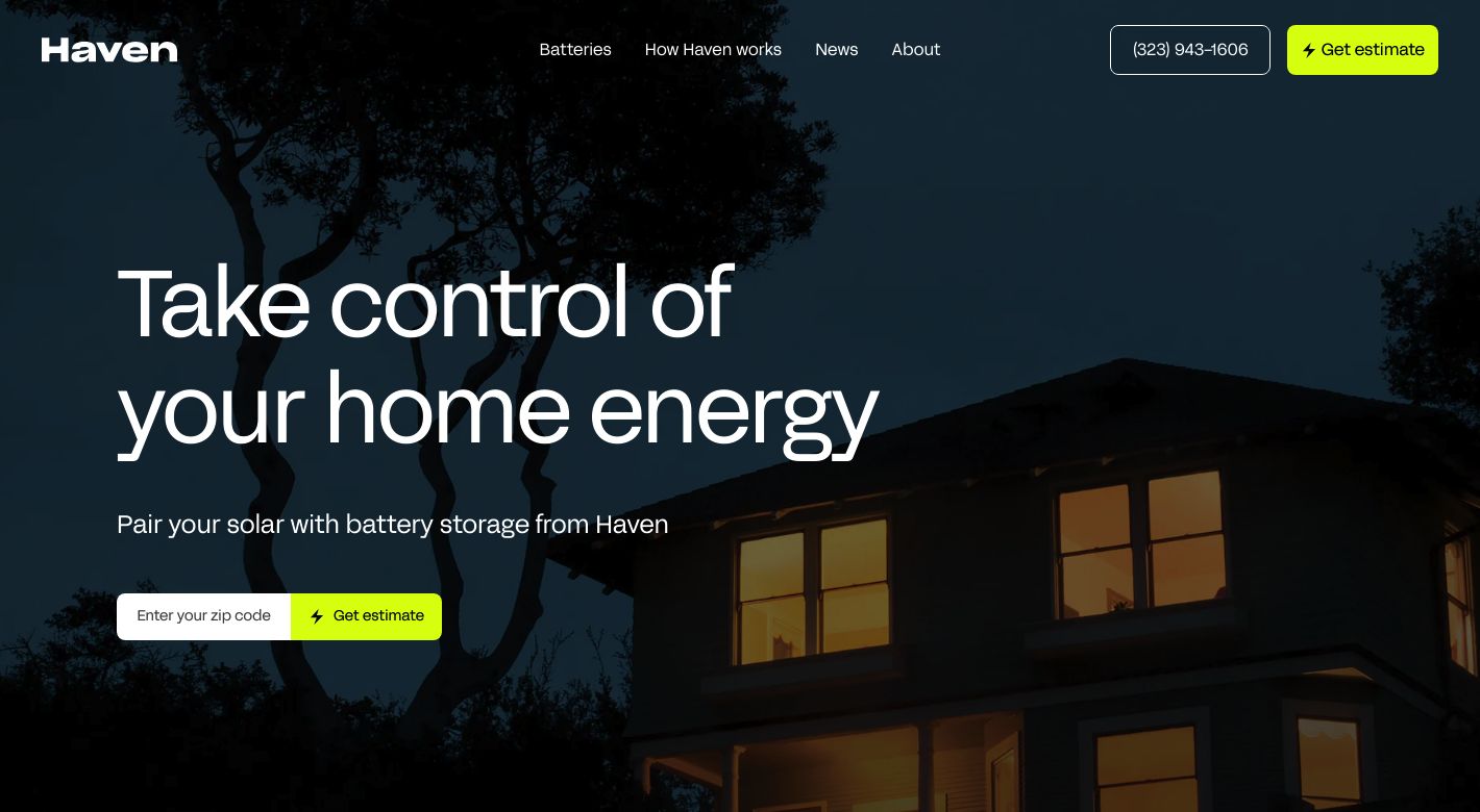 Haven Energy Website